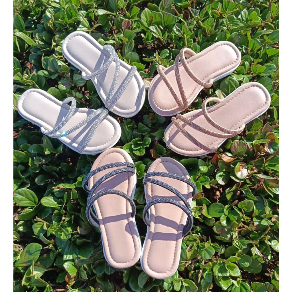 Chinelo Feminino Infantil Z Strass Maitê Love Shoes  20 Ao 27