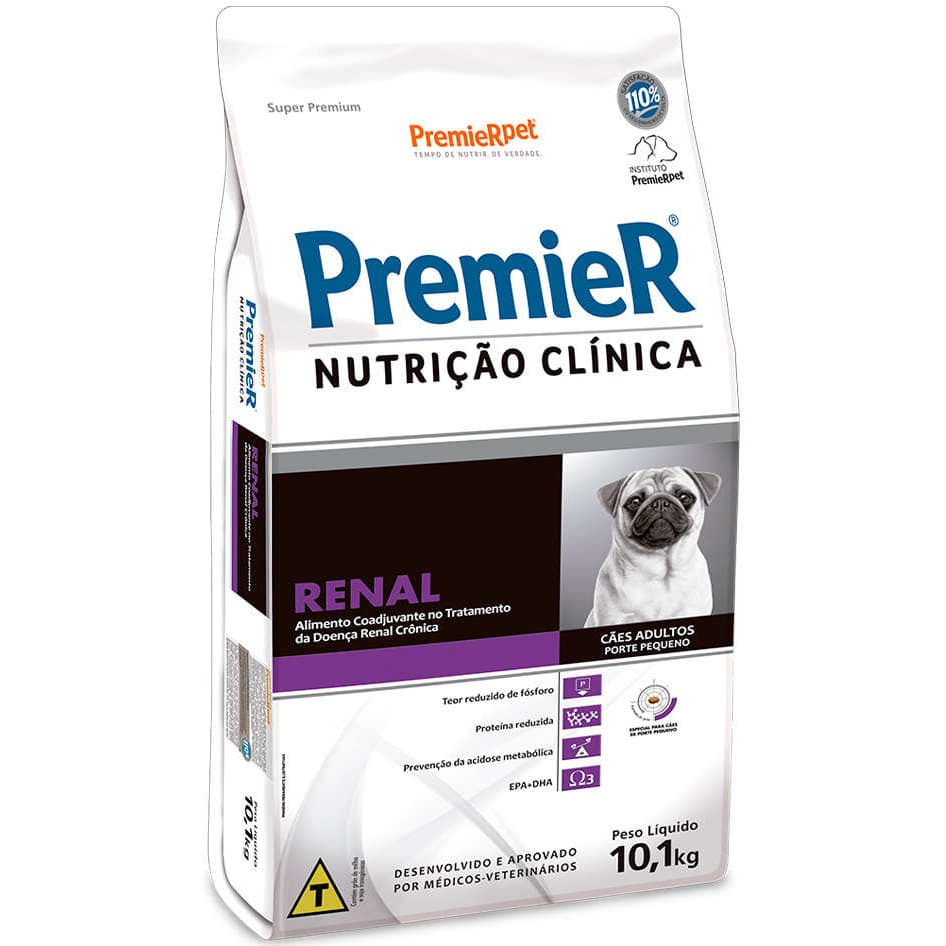 Ração Premier Nutrição Clínica Renal para Cães Adultos Porte Pequeno 10,1kg