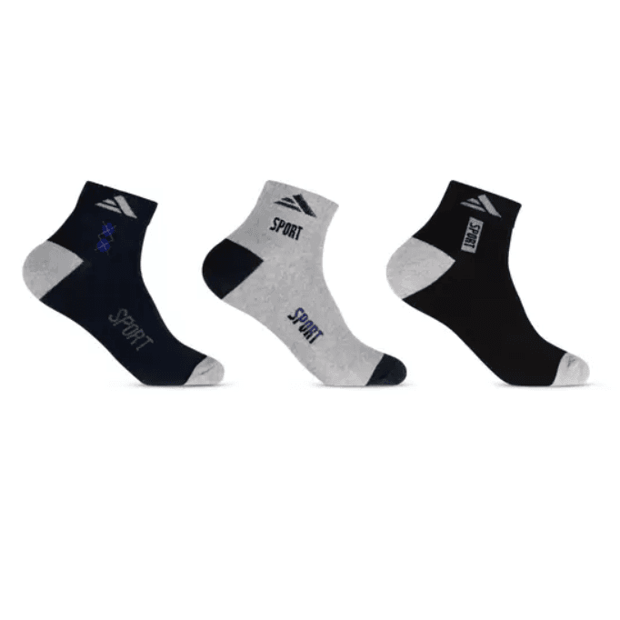 Meia Masculina Cano Longo -  Kit com 3 pares - Meias Sport