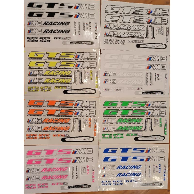 Adesivo Bicicleta GTS M3 Racing Mtb Bike Várias Cores