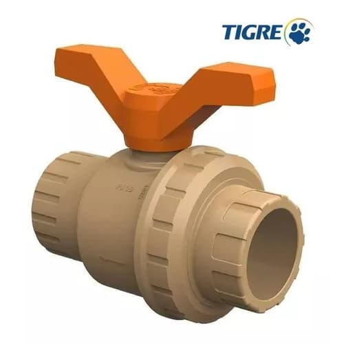 Registro de Esfera Soldável Tigre com União 20mm 25mm 32mm 50mm