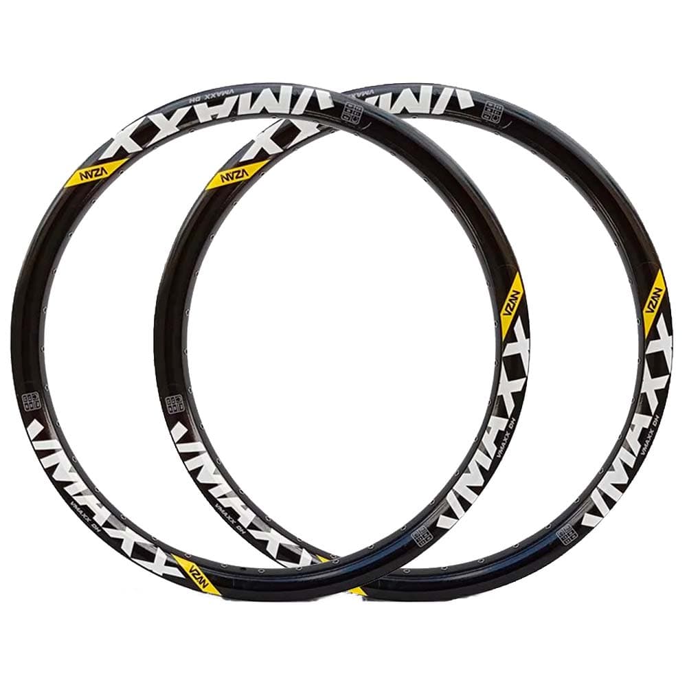 Kit 2 Aros Folha Mtb 27,5x32 F. Freio Disco Válvula Schrader Downhill Freehide Vmaxx Vzan