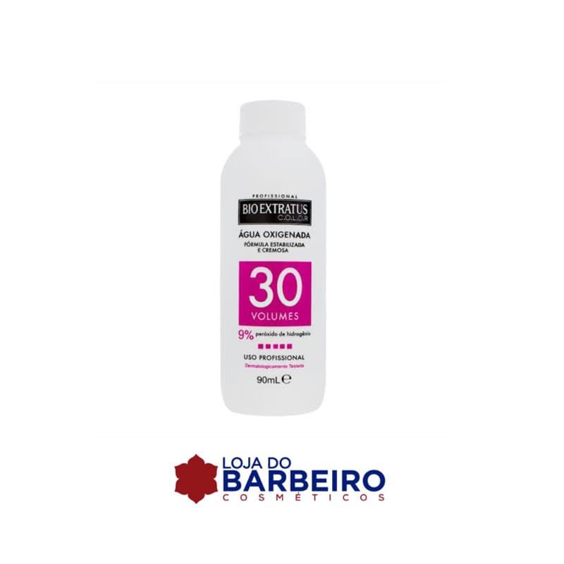 Água oxigenada cremosa 30 volumes Bio Extratus 90ml
