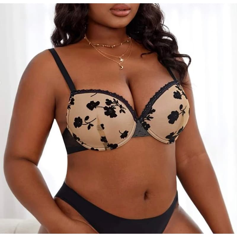 Sutiã pulszise floral estampado