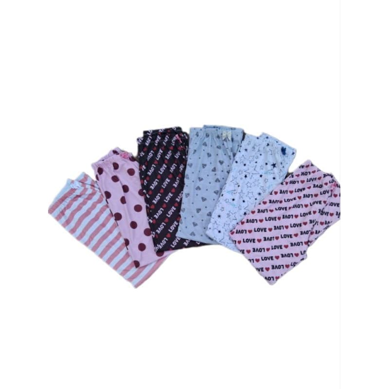 kit 2 calças de pijama plus size feminina do P ao G6