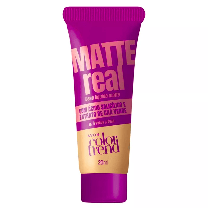 Base Líquida Avon Color Trend Matte Real 130 F 20ml