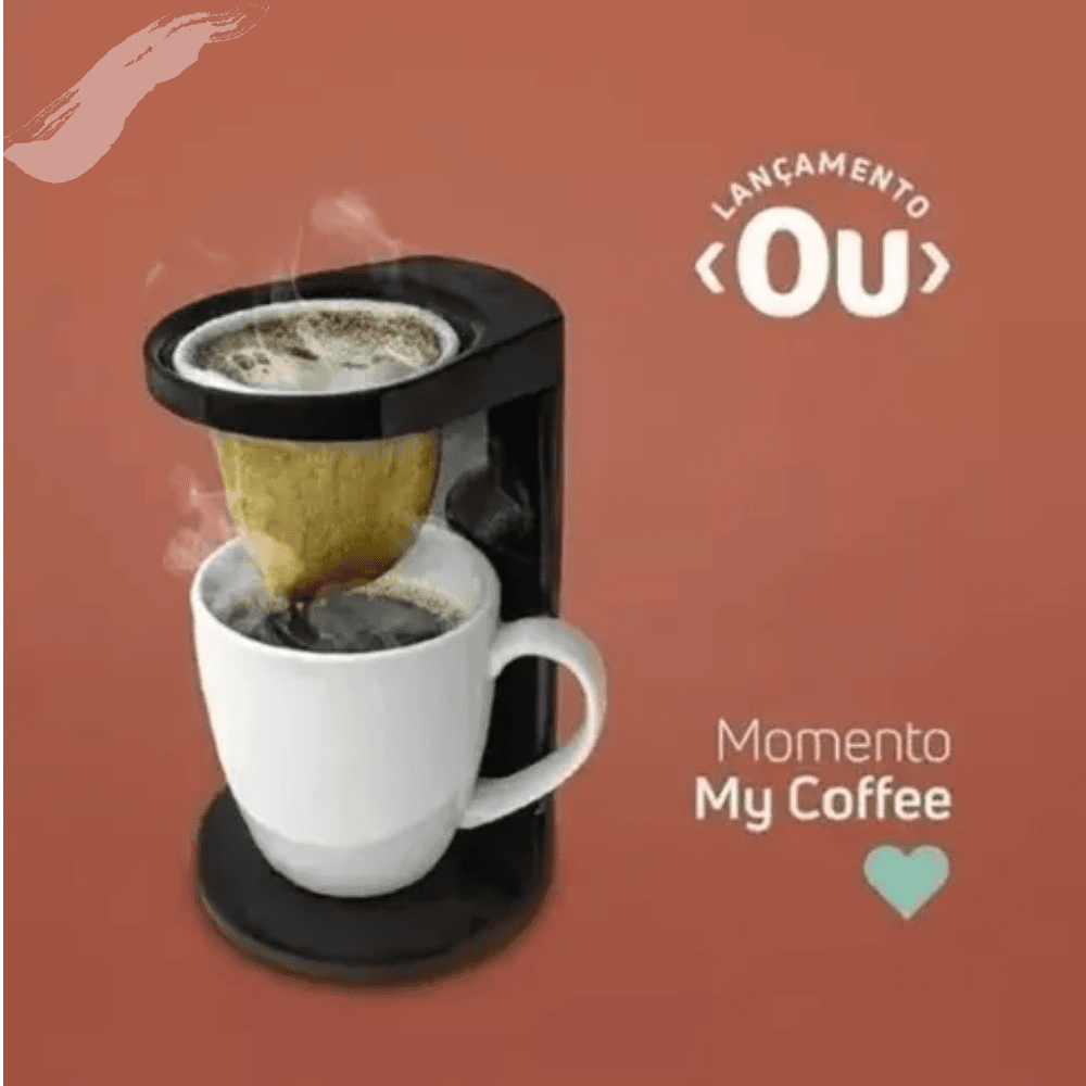 Passador De Café Individual Com Coador Incluso Mini My Coffee