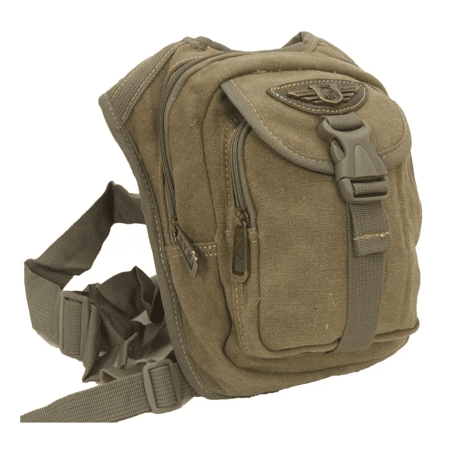 Pochete De Perna Para Motociclistas 100% Lona Transversal Keuven KV8011