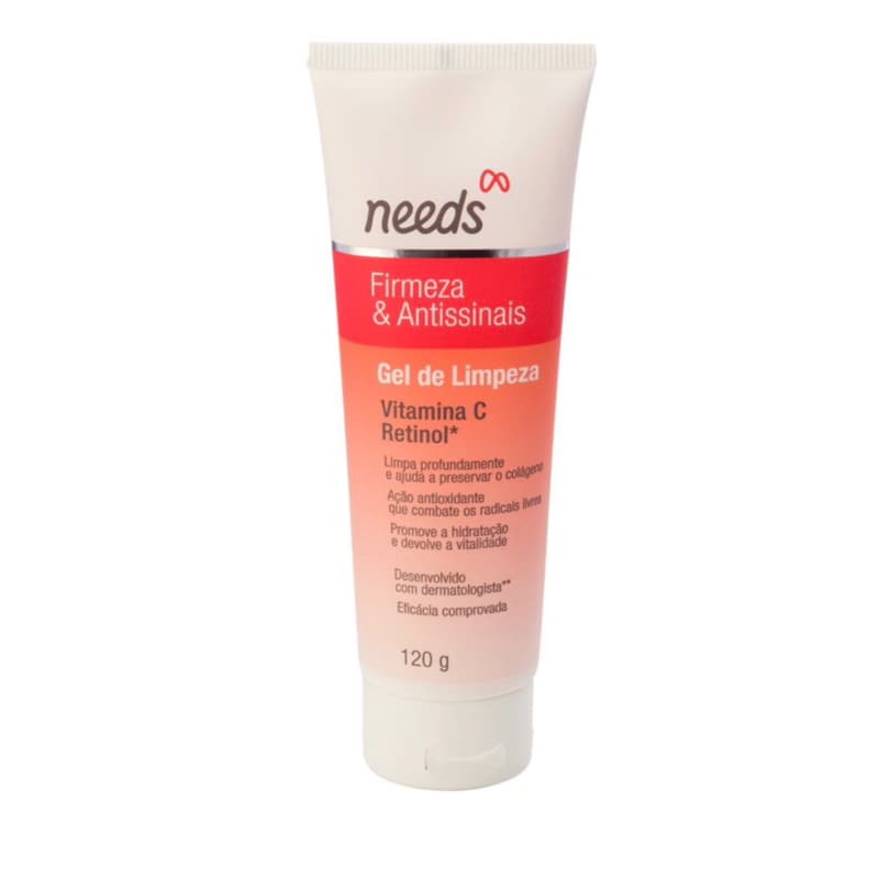 Gel de limpeza firmeza e antissinais 120g