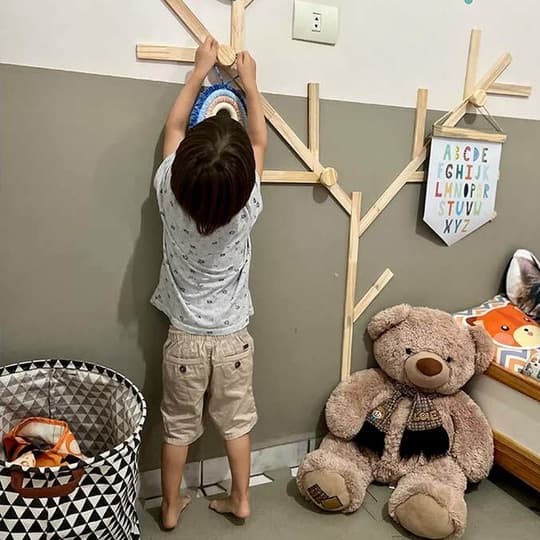 Cabideiro Nicho Árvore Decoração Quarto Decoração Infantil Quarto de Bebê