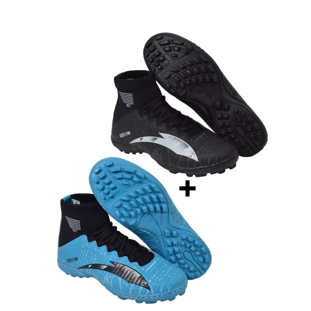 Kit 2 Pares Chuteira Society Cano Alto Futsal Quadra Cano Alto Costurado Adulto Envio Imediato