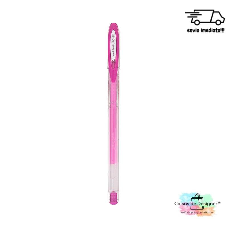 Caneta Rosa Gel Signo Para Marcação de Sobrancelhas Uni-ball