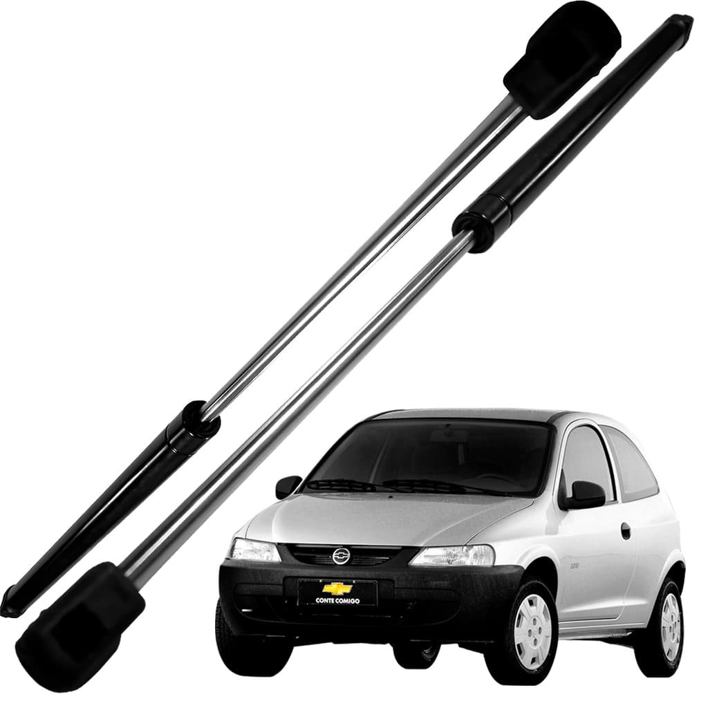 Par Amortecedor Porta-Malas Chevrolet Celta e Corsa Hatch 2002 a 2012