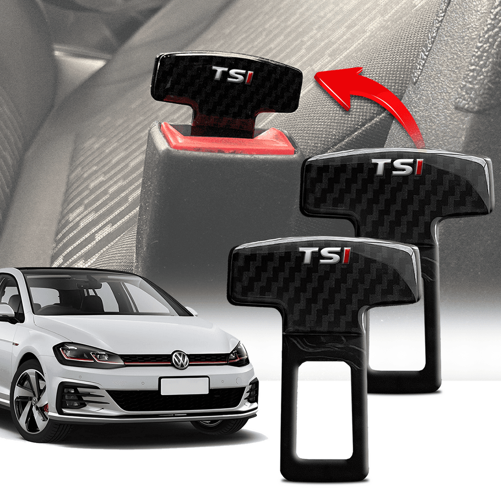 Par Fivela Lingueta de Cinto Anti Alarme TSI Volkswagen Up Polo Virtus Jetta Golf Tiguan Nivus
