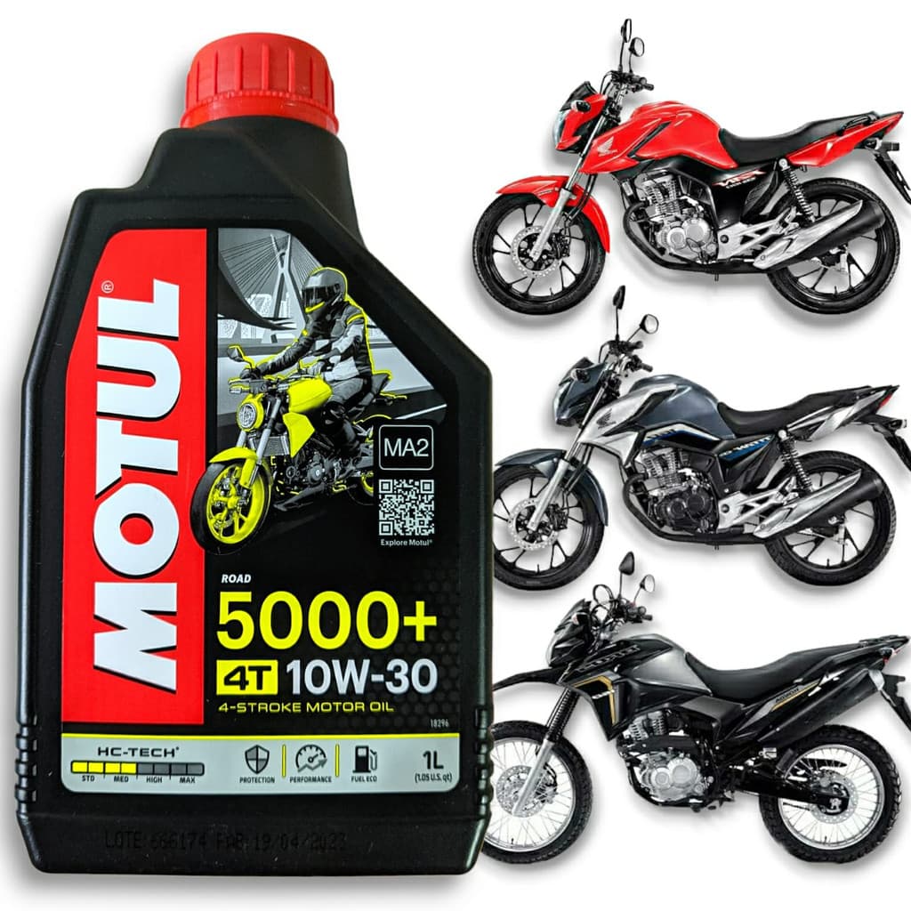 Óleo Moto Motul 5000 10w-30 4t -- Motul 5000 titan 160 fan 160 xre 300 nova cb twister 250 cb 300