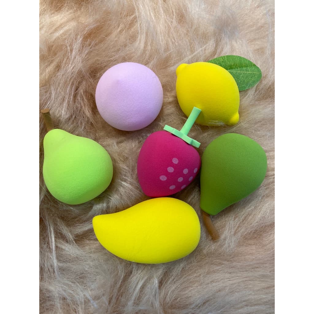 Esponja maquiagem Frutas 1uni