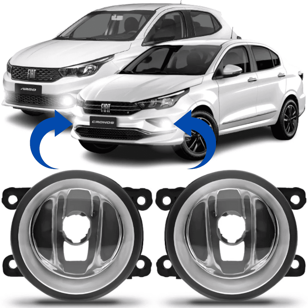Par Farol Milha Fiat Argo Cronos 2017 2018 2019 2020 2021 2022