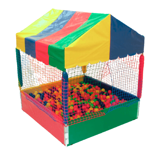 Piscina de Bolinhas 1x1M Infantil - Casinha de Bolinhas Coloridas Super Resistente e Seguro
