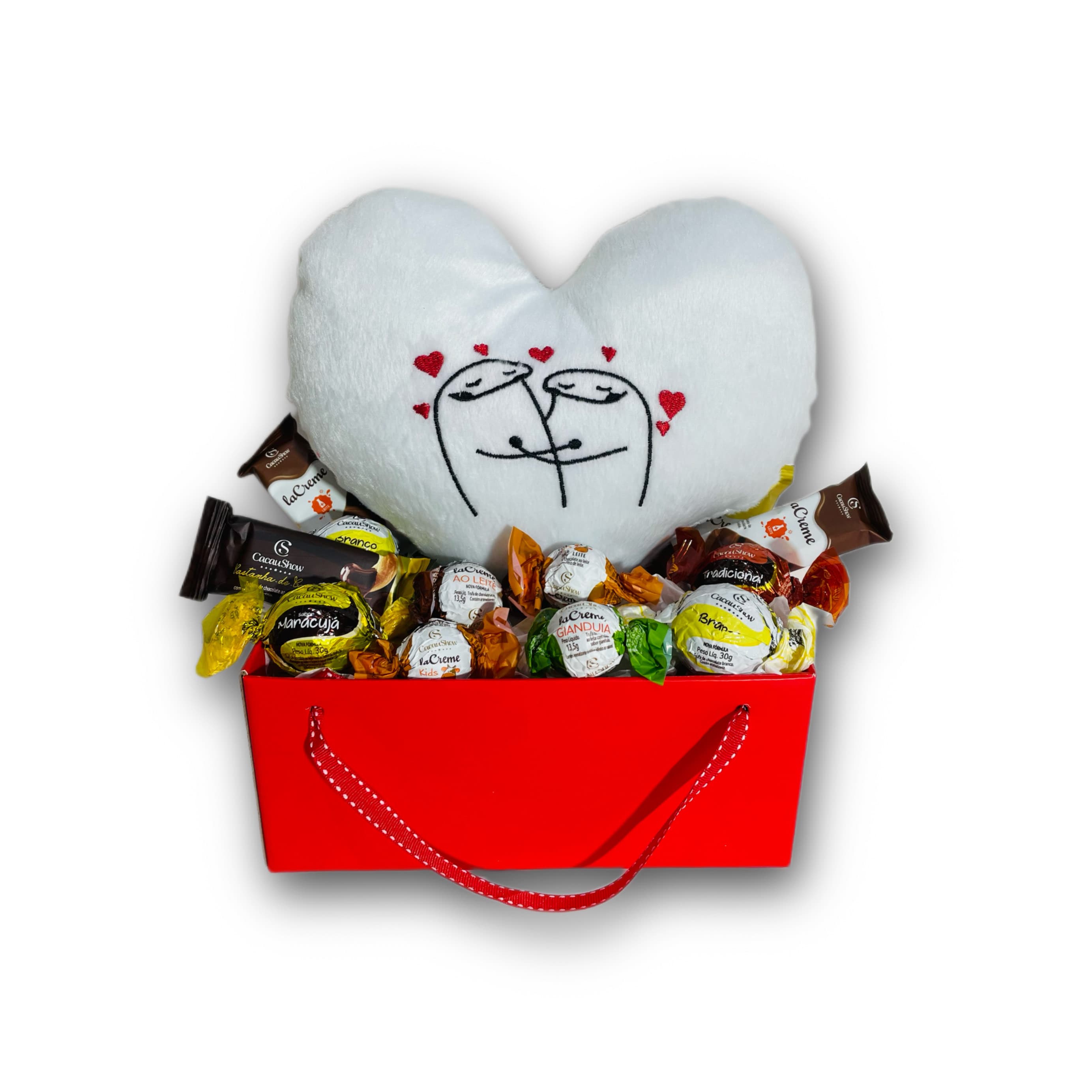 Cesta flork com chocolates cacau show