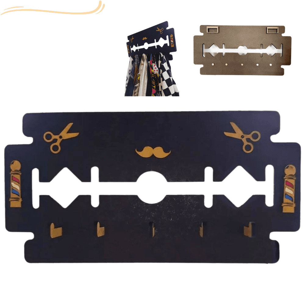 Cabideiro Para Capas De Corte De Barbearias Gillete