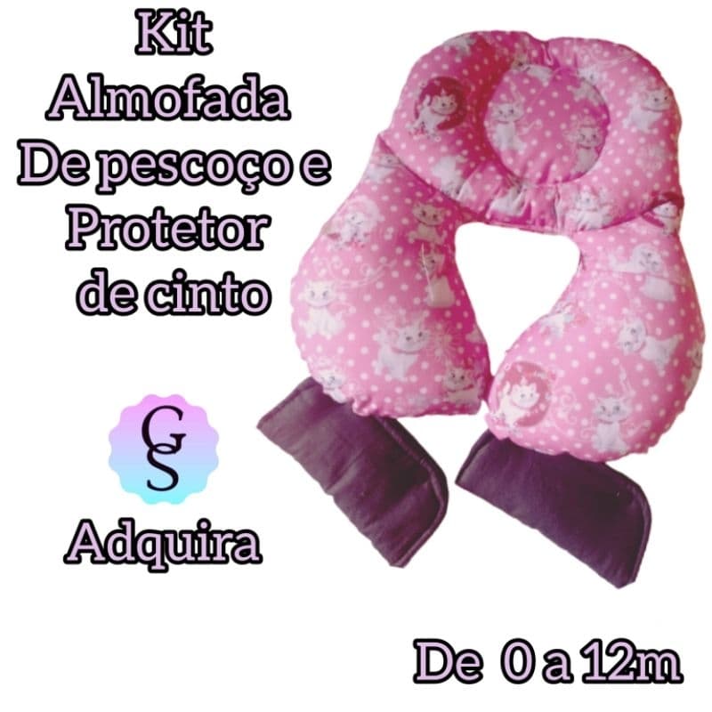 Almofada de pescoço RN e protetor de cinto