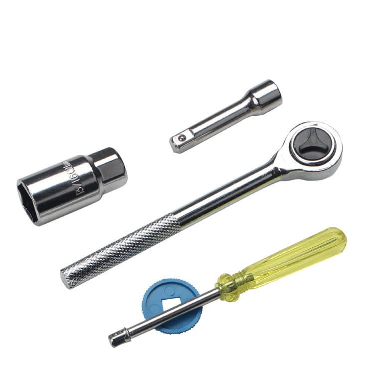 Jogo De Soquete Chave Catraca Reversível 1/4 - 40 Peças Resistente à Pressão Resistente à Abrasão