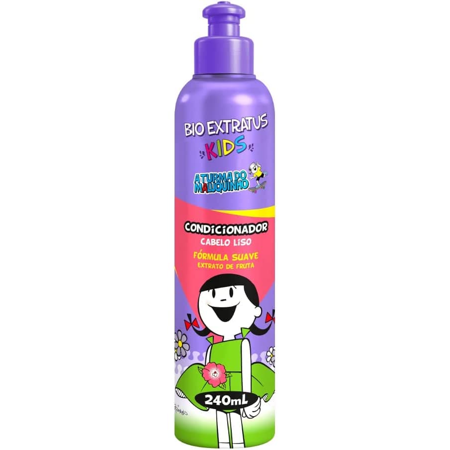 Condicionador Cabelos Lisos Bio Extratus Kids 240ml/Condicionador Infantil
