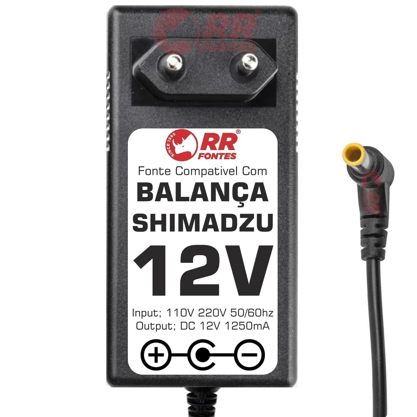 Fonte DC 12v Para Balança Precisão Shimadzu