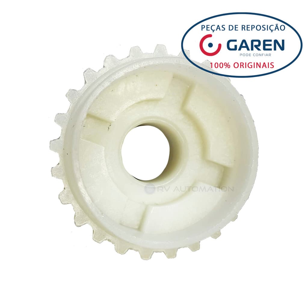 Coroa Interna Garen Nylon Z25 Dentes Original P/ Motor Portão KDZ DZ500 Solo CH