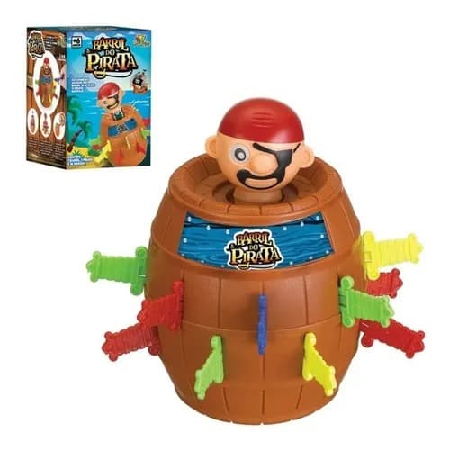 Jogo De Mesa Barril Pirata Grande Art Brink Zft135