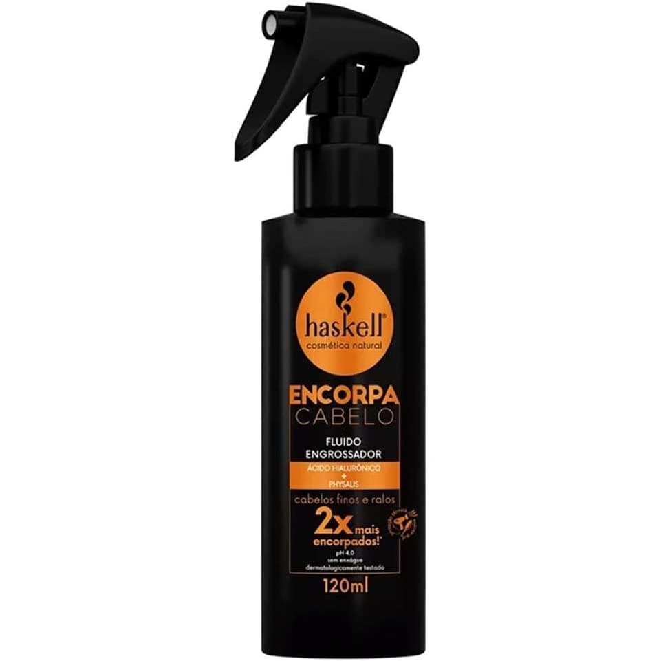 Fluido Engrossador Encorpa Cabelo Haskell/Fluído Finalizador Termoprotetor Engrossador