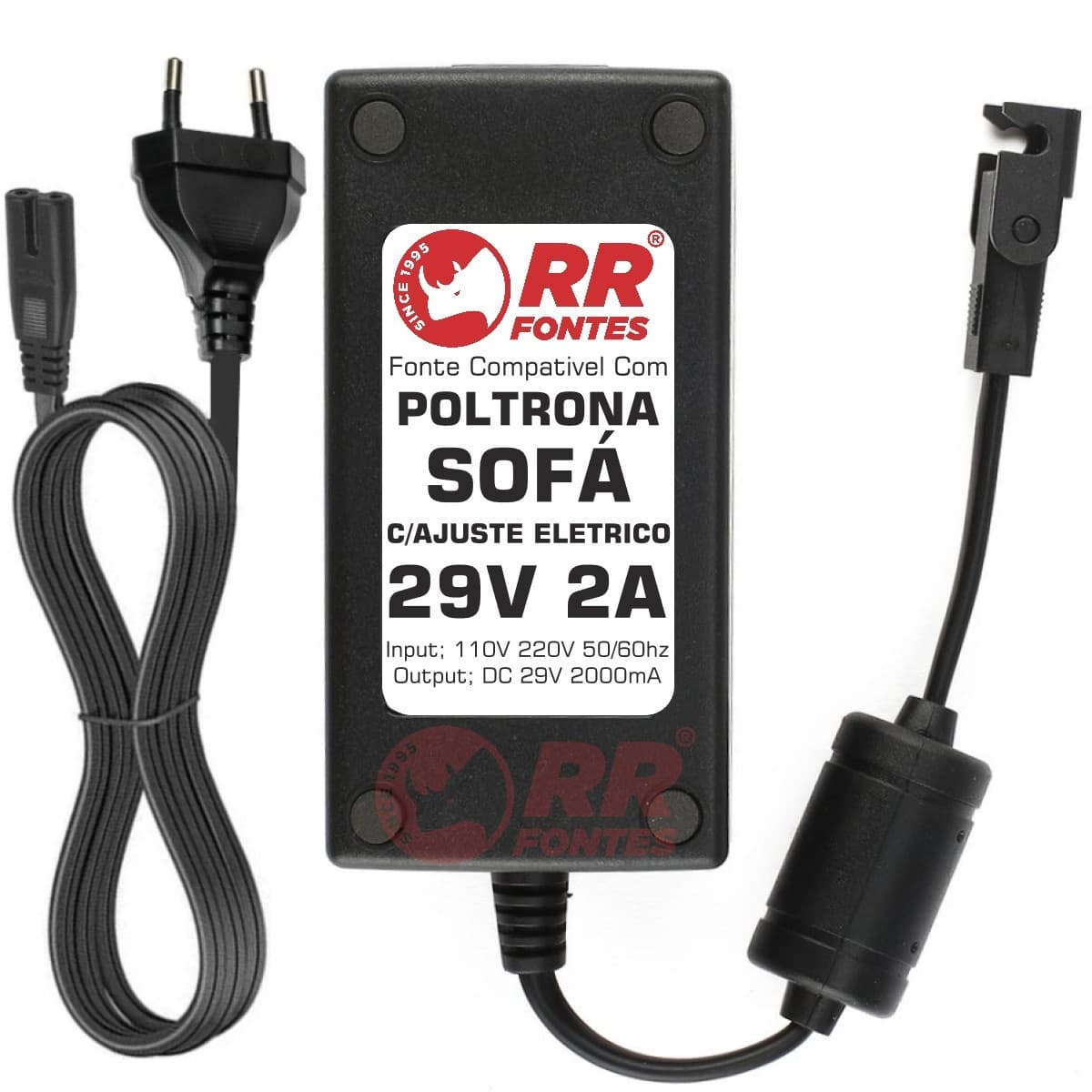Fonte DC 29V Para Poltrona Sofá Reclinavel Eletrico