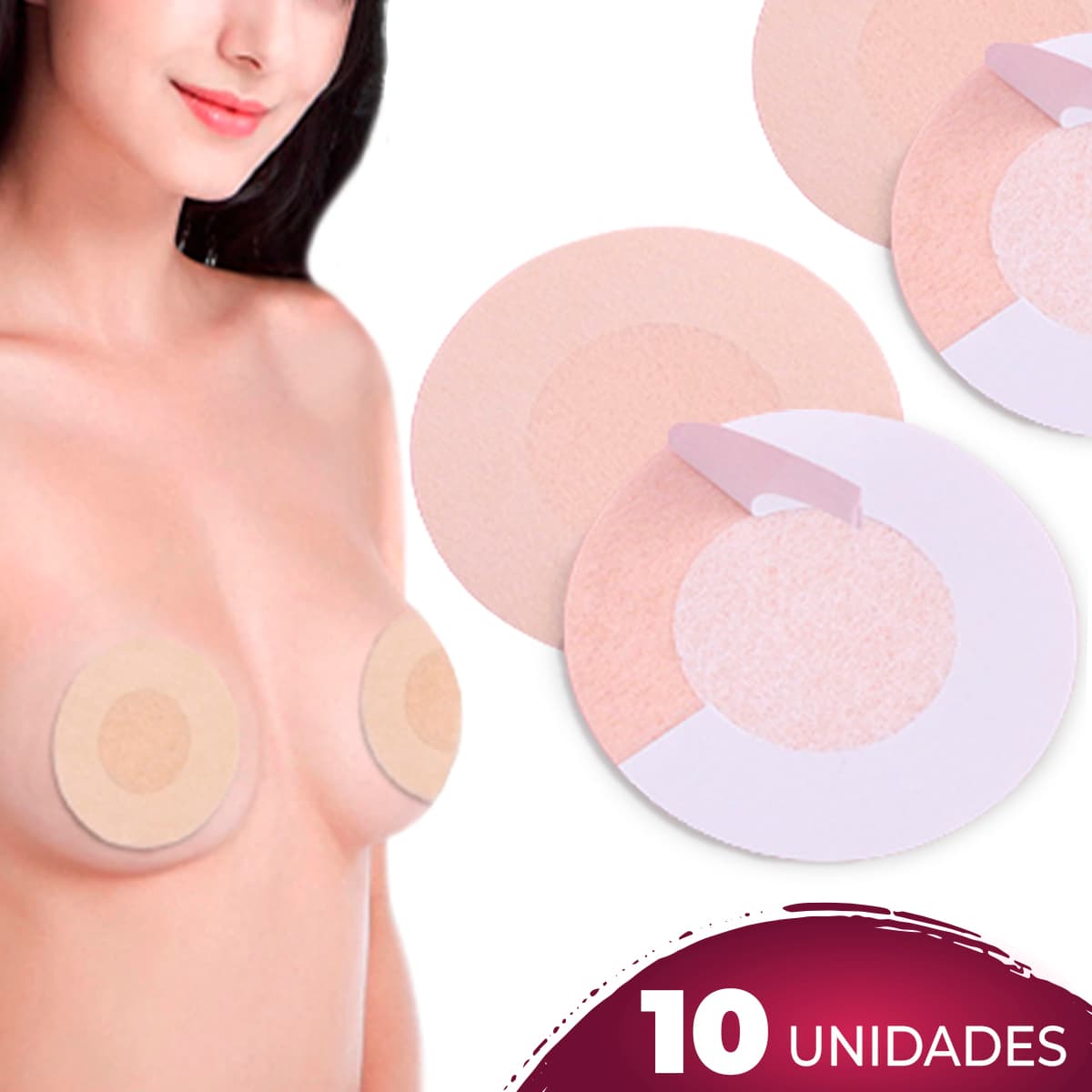 Protetor Para Mamilo Peito Aureola Tapa Bico Seios Invisivel