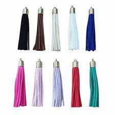 Pingente Tassel de Camurça