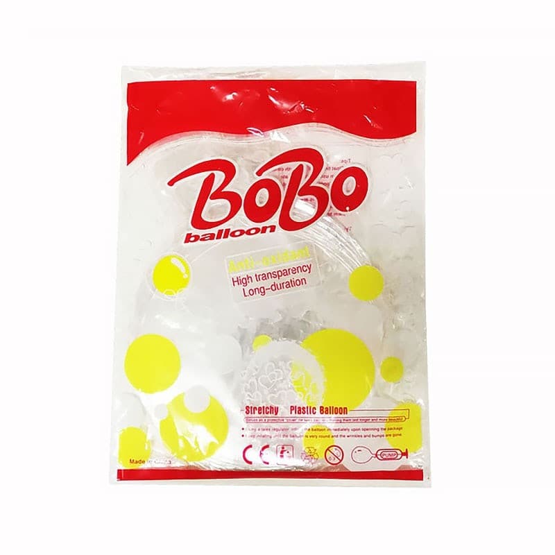 10 Balão Bubble Bolha Transparente Silicone Decoração Festa
