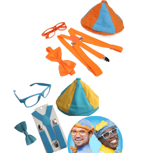 Blippi Juca Blippis Kit acessório fantasia escolha seu personagem