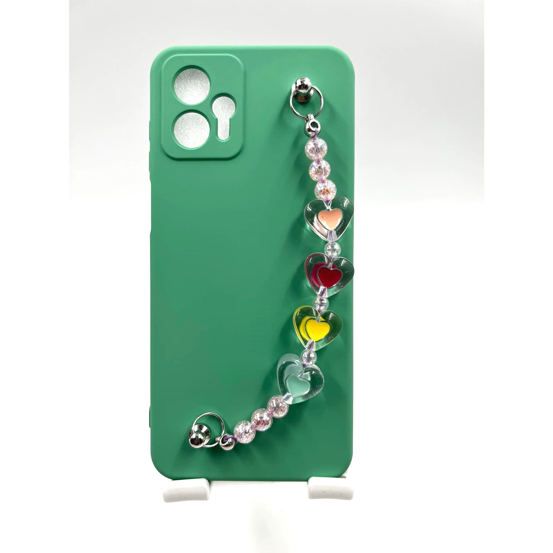 Capa Capinha Aveludada Anti-queda Impacto Para celular MOTO G13 / G23 com pulseira ( CORAÇÃO G)