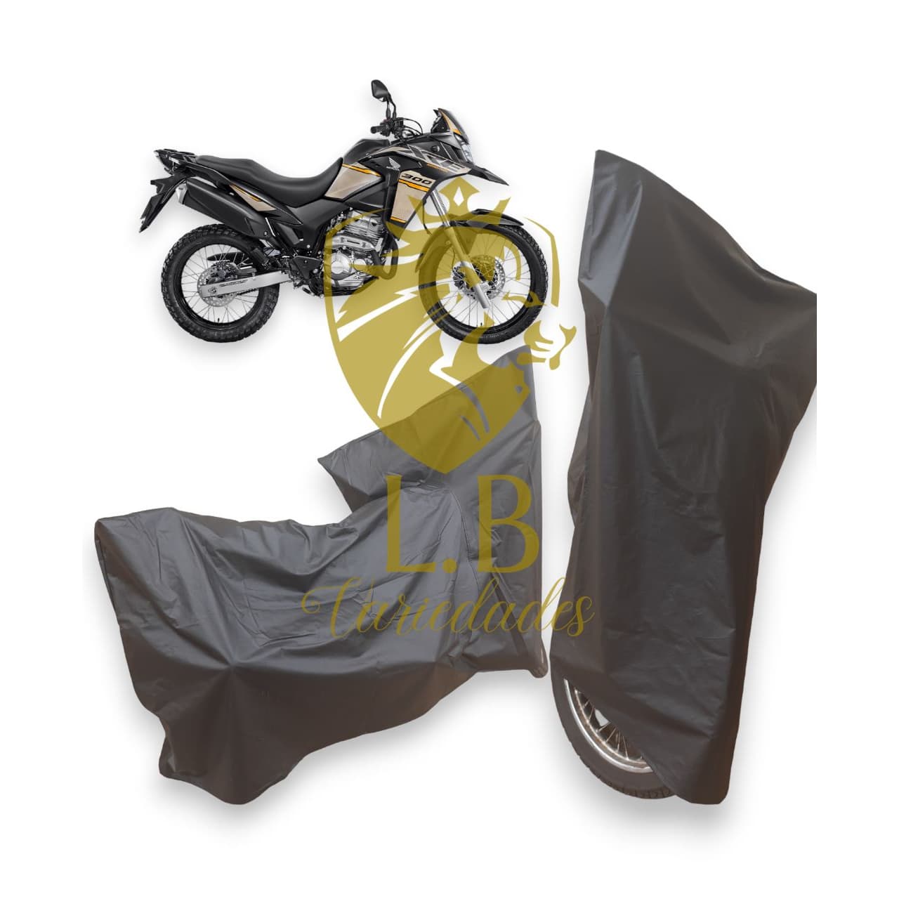 Capa Cobrir Moto Xre 190 e 300 Forrado Impermeável Preta