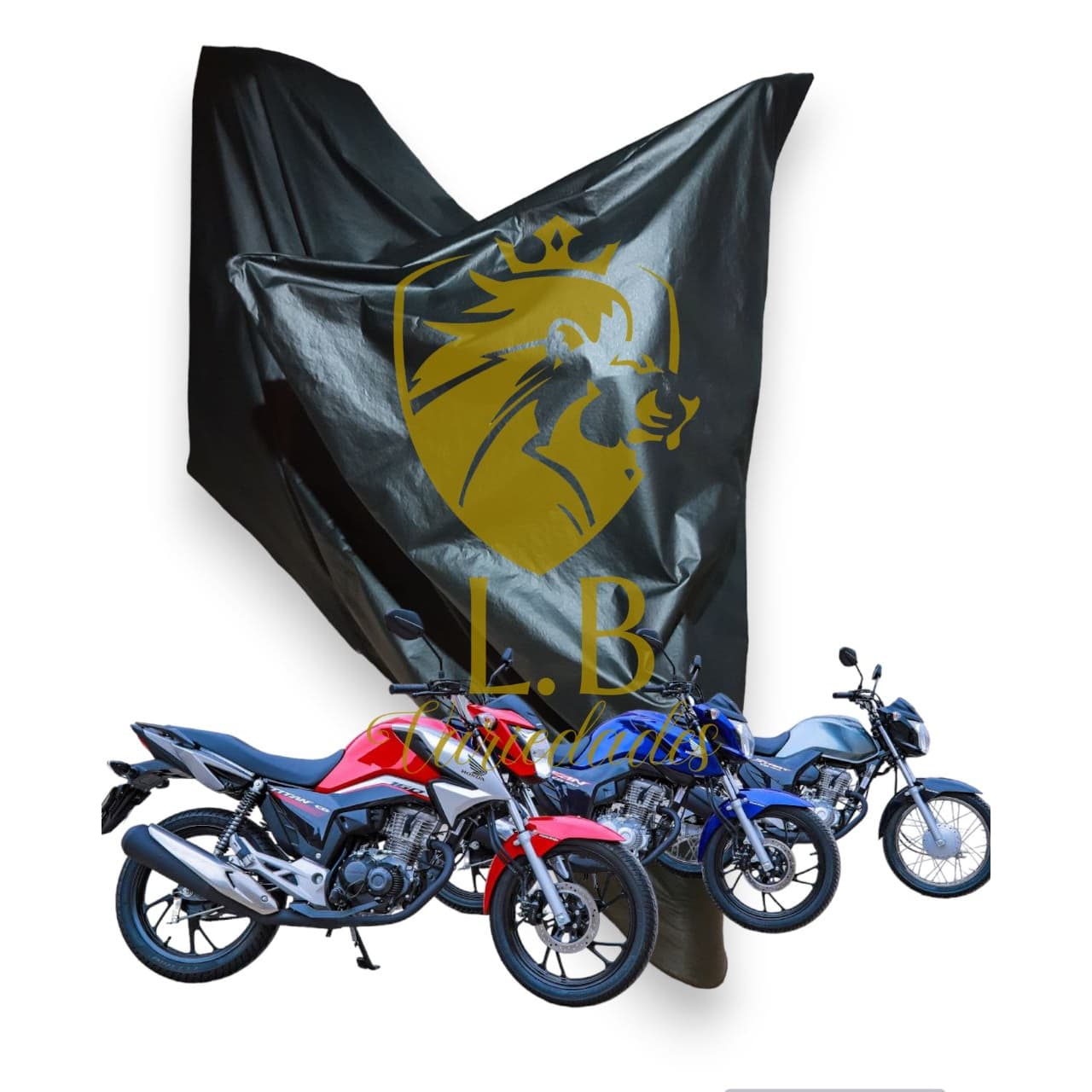 Capa Cobrir Moto CG 160 Titan Térmica Sol Chuva Forrada Impermeável