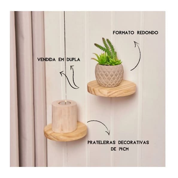 Mini Prateleiras Decorativas