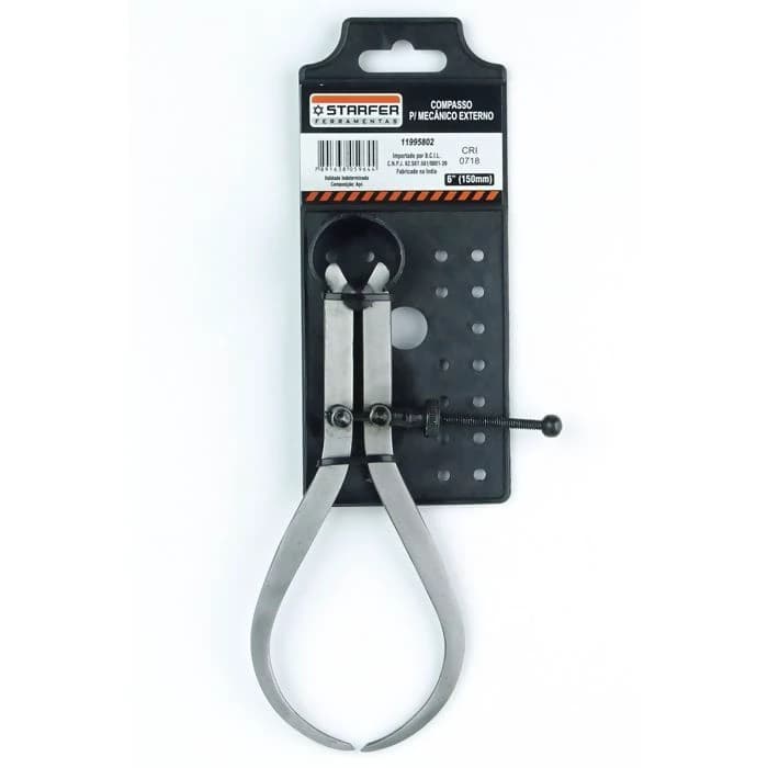 Compasso Externo Para Mecânico 6" 150MM Starfer 11995802