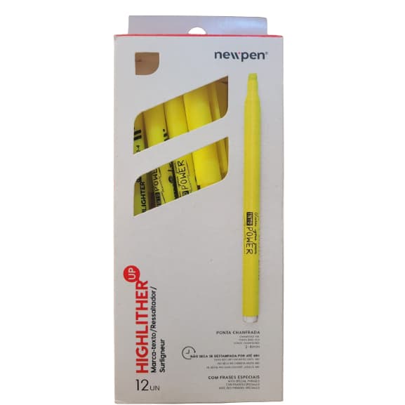 marca texto highlither amarelo unidade new pen