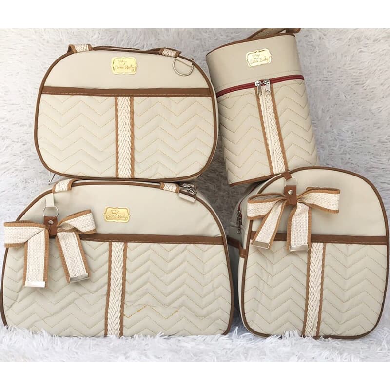 Kit Bolsa Maternidade | Saída de Maternidade Menina e Menino | Mala Maternidade Luxo