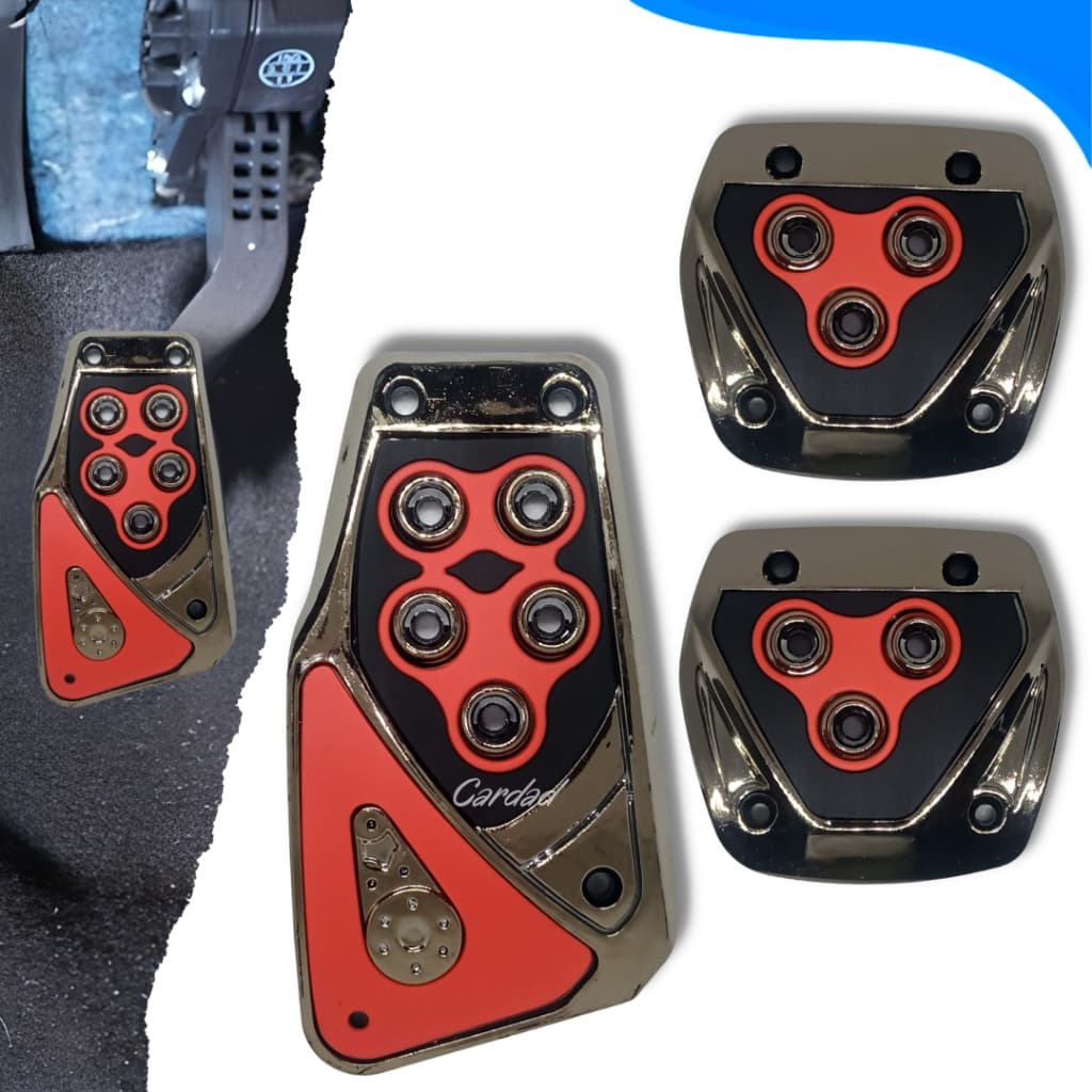 Pedaleiras Esportivas Vw Tech Gol Saveiro Golf Polo Bora A3
