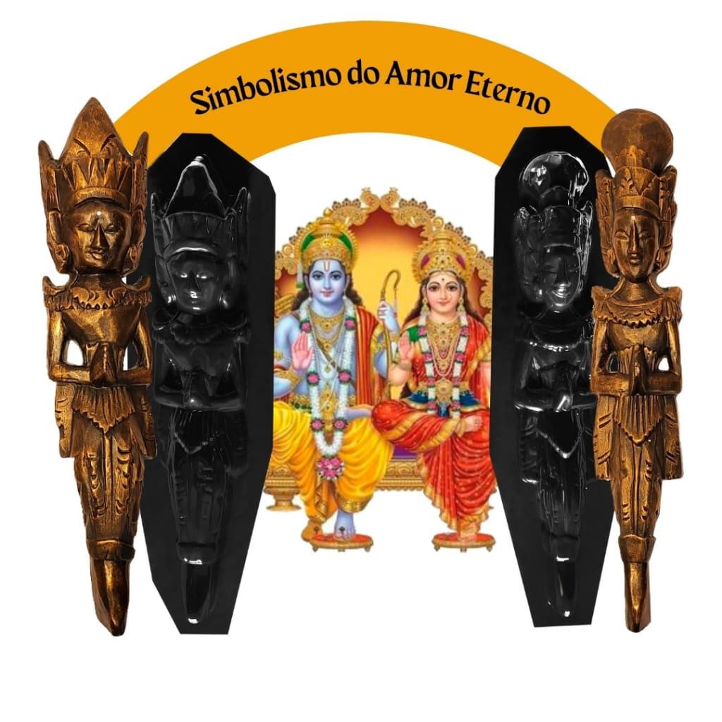 Kit 2 Formas Para Esculturas Rama E Sita Casal Hindu Gesso