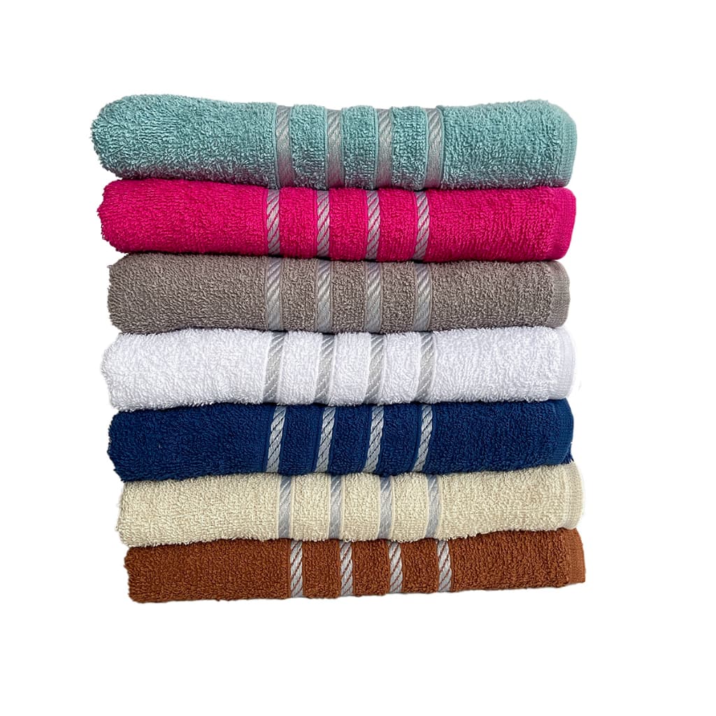 15 Toalha Grande de Banho Fofa Resistente 70 X 1.30cm Cores Sortidas