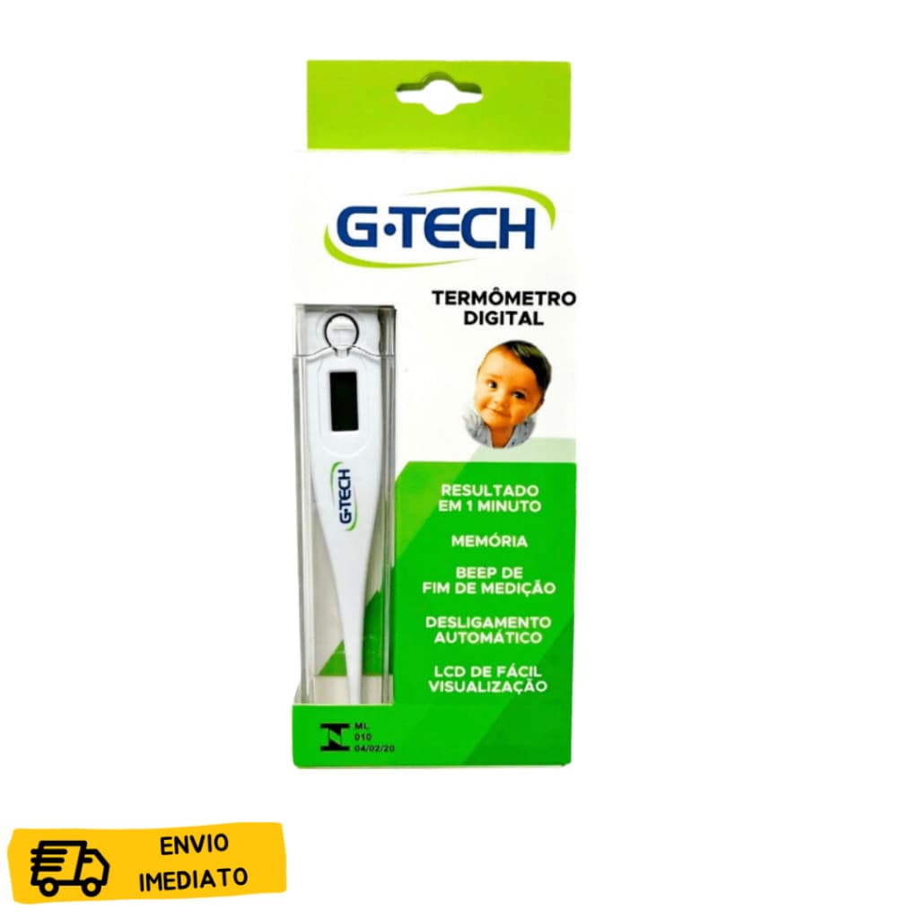 Termômetro Digital G-tech Bebê Infantil Enxoval