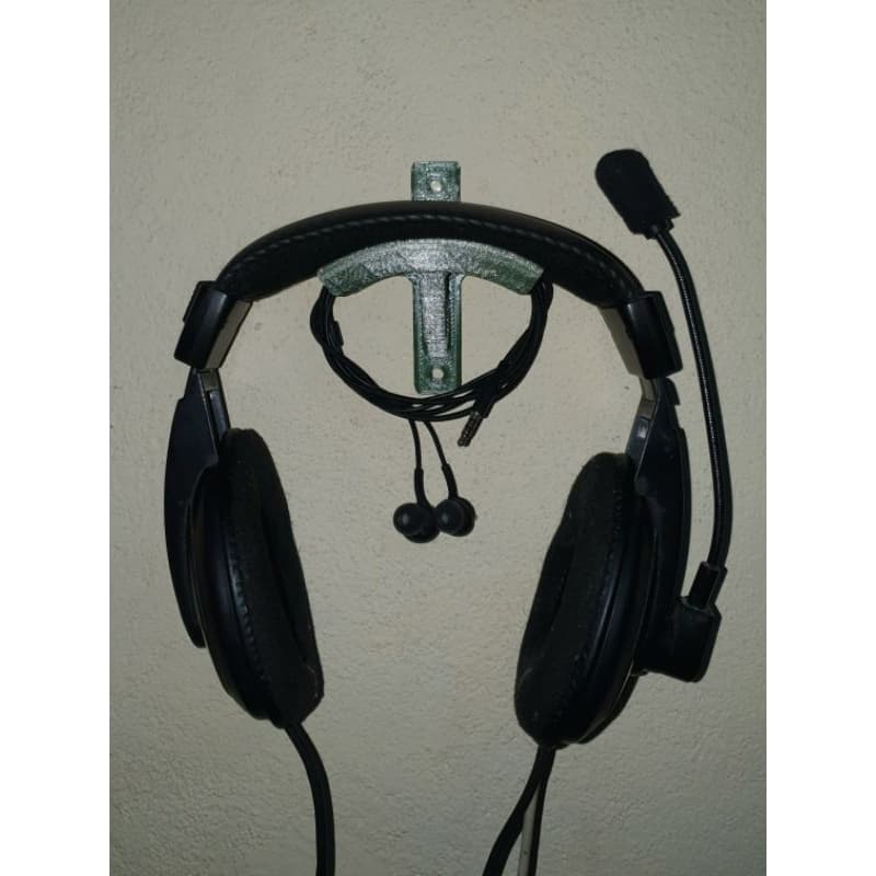 suporte para headset headphone fone de ouvido impressão 3d