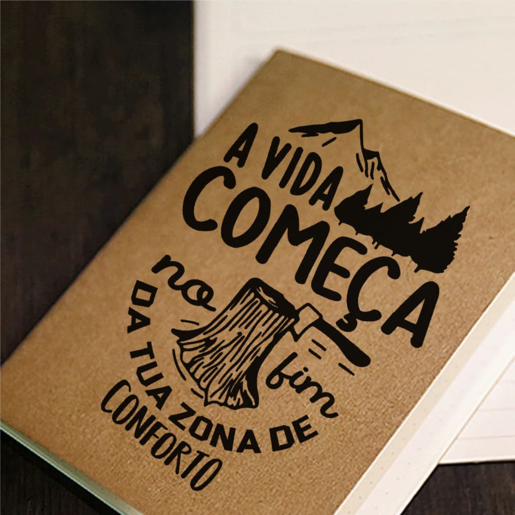 20un.Cadernos de Anotação Brochura Kraft 10x14cm Motivação Lembrete Personalizado para Empresa Evento Encontros com Logo