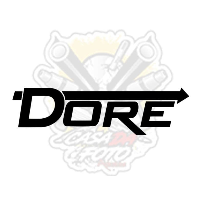 Adesivo Dore 15x4cm para moto capacete bike
